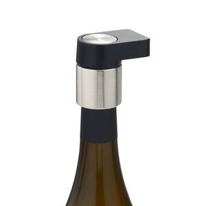 Wine Bottle Stopper And Stand, Rabbit 2-in-1, Stainless Steel